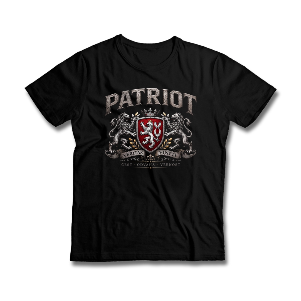 Tričko s potiskem Patriot - Veritas Vincit - 2026 verze